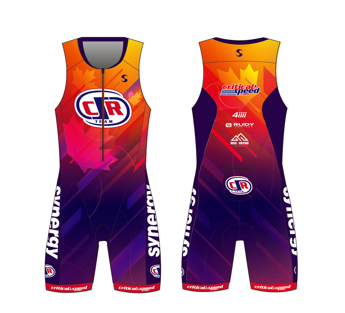 Critical Speed - Men's Elite Sleeveless Tri Suit
