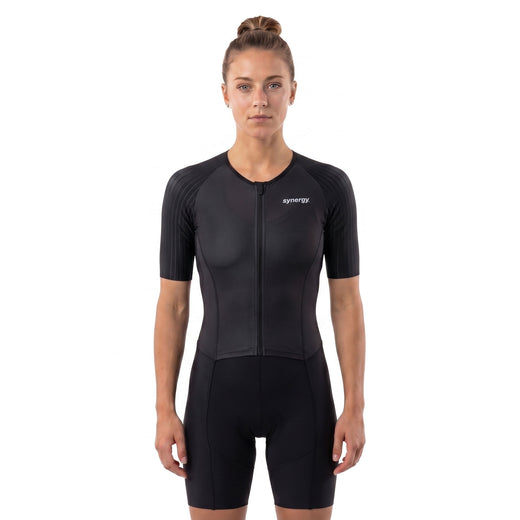 Damen Race Kurzarm Triathlon-Anzug