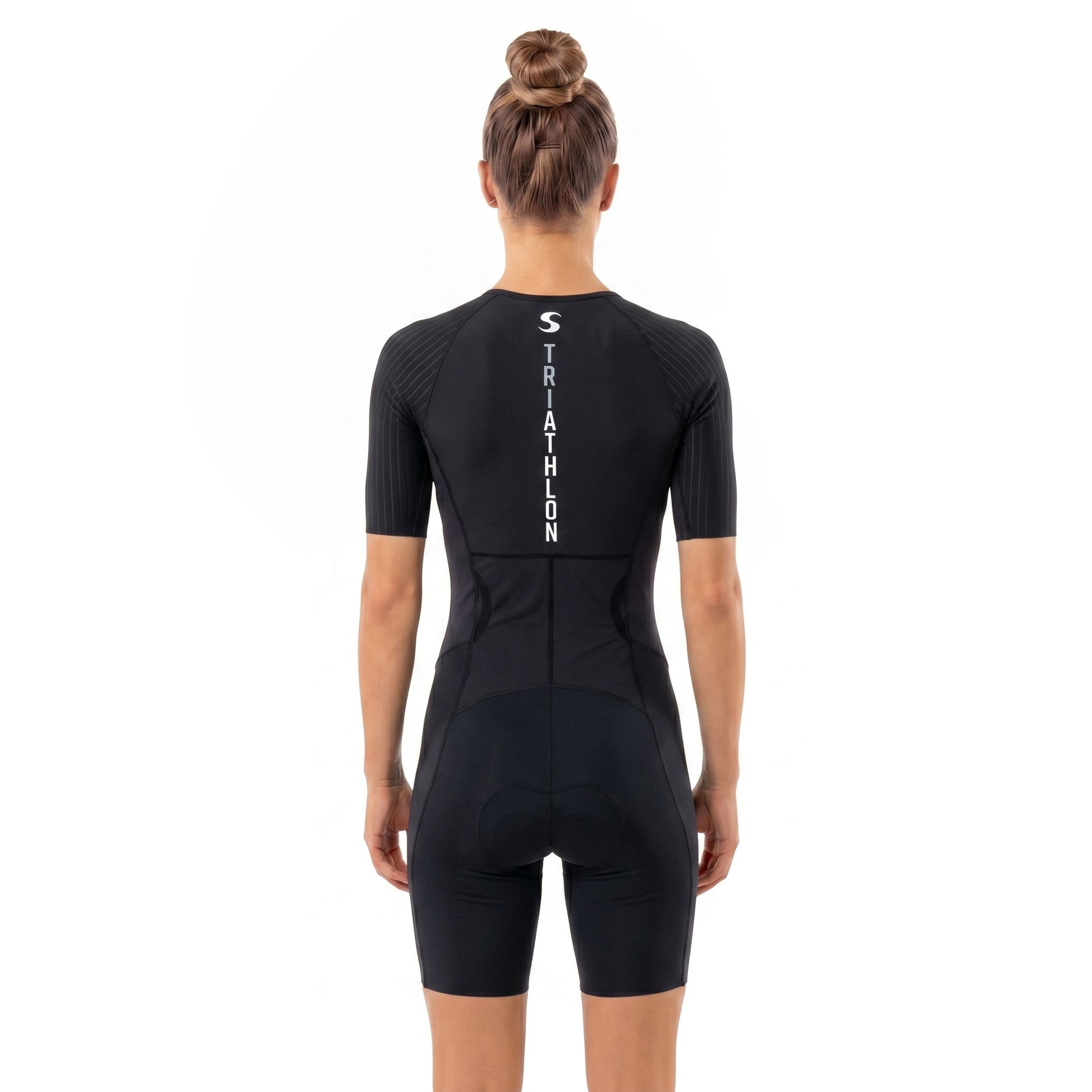 Women's Race Short Sleeve Tri Suit - Lake Placid Shadow 2