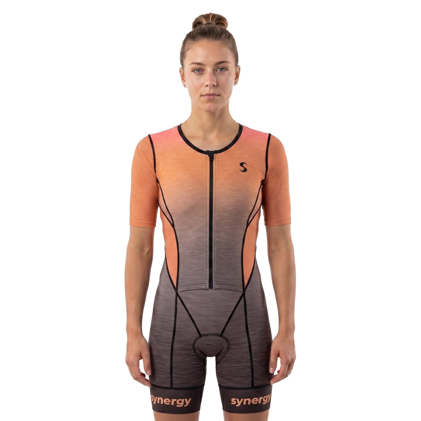 Women's Pro Short Sleeve Tri Suit - Desert Rose 01