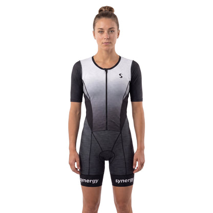 Women's Pro Short Sleeve Tri Suit - Eclipse Mist 01