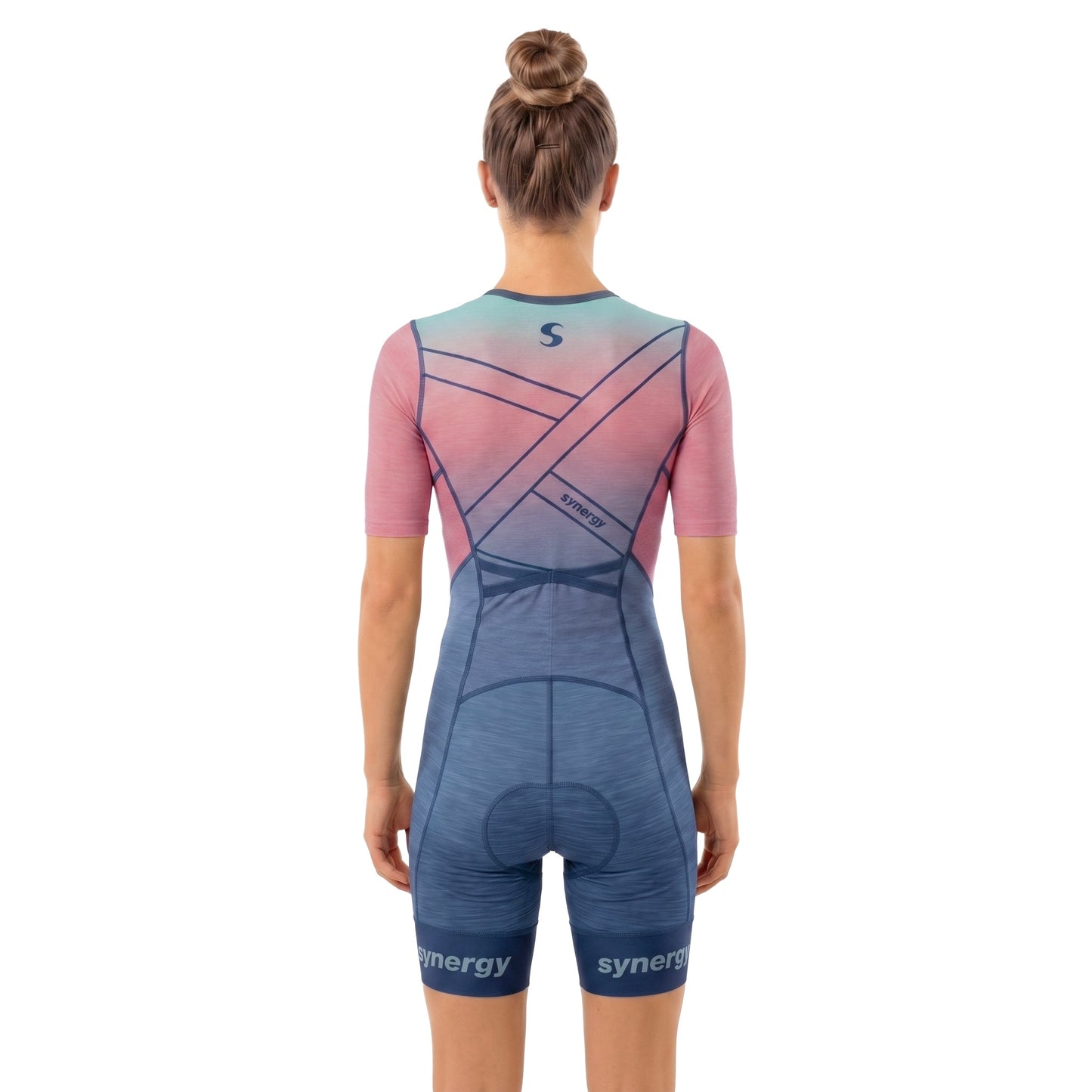 Women's Pro Short Sleeve Tri Suit - Orchid Pink 02
