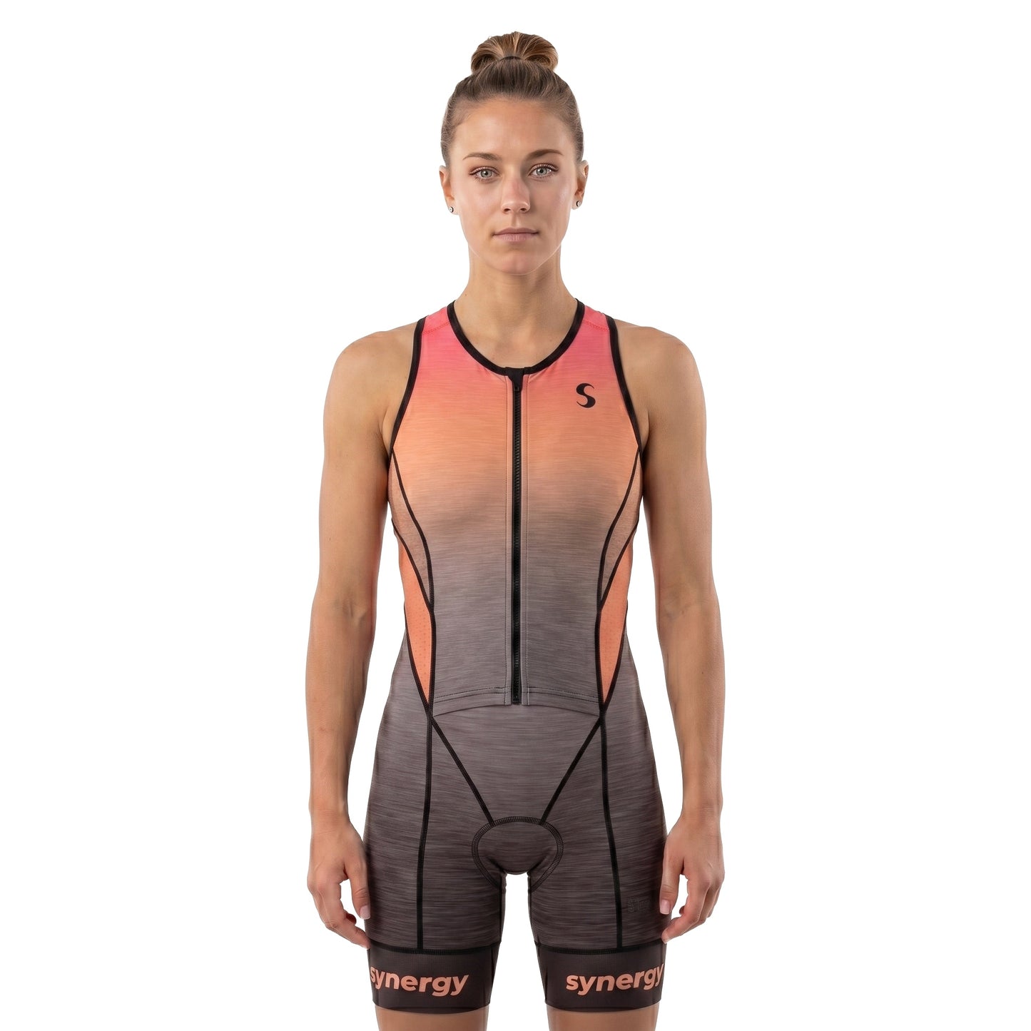 Women's Pro Sleeveless Racerback Tri Suit - Desert Rose 01