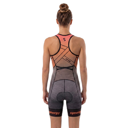 Women's Pro Sleeveless Racerback Tri Suit - Desert Rose 02