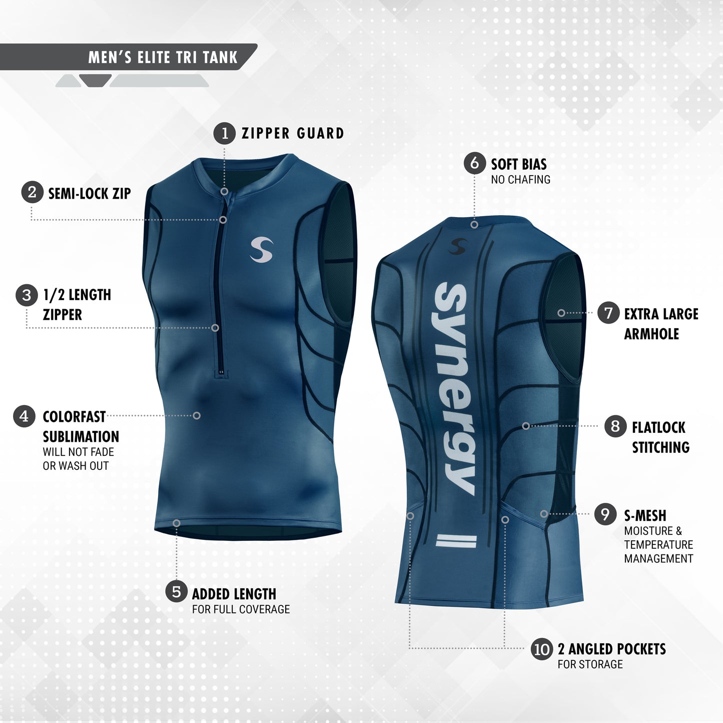 Men's Elite Tri Singlet - Limited Edition USA
