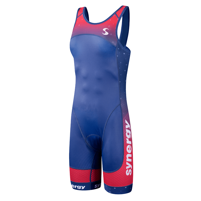 Damen Triathlon‑Einteiler mit offenem Rücken – Limited Edition USA